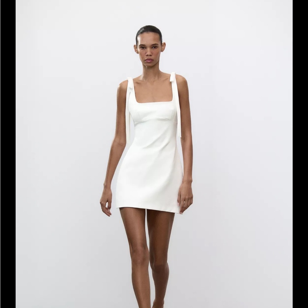 Zara Short Tie-Strap Dress